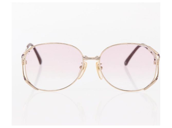 Occhiali da sole SAINT LAURENT Gucci plastica metallo 4 Set Marrone Rosso Auth ki6190 - vista 19