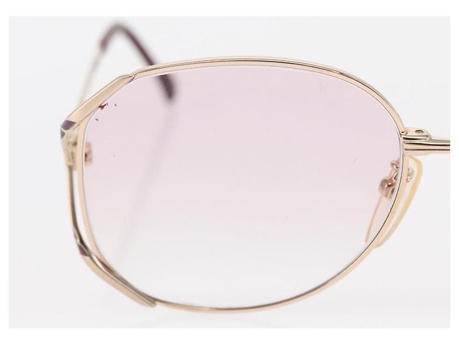 Occhiali da sole SAINT LAURENT Gucci plastica metallo 4 Set Marrone Rosso Auth ki6190 - vista 21