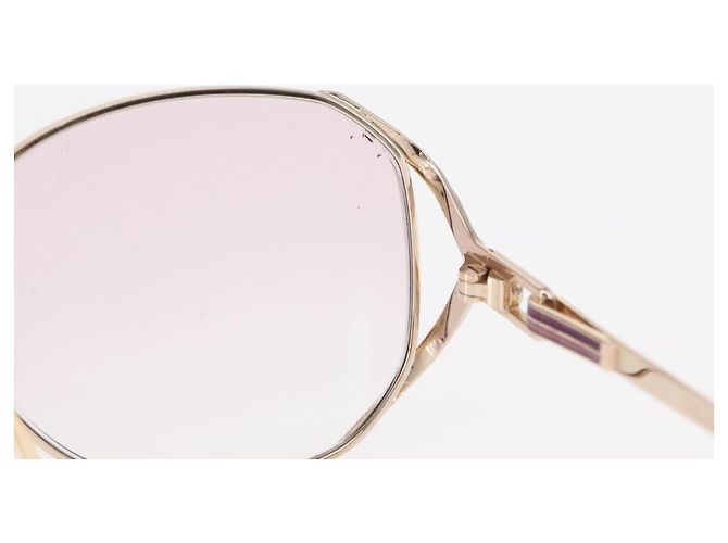 Occhiali da sole SAINT LAURENT Gucci plastica metallo 4 Set Marrone Rosso Auth ki6190 - vista 24
