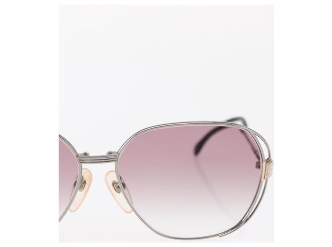 Occhiali da sole SAINT LAURENT Gucci plastica metallo 4 Set Marrone Rosso Auth ki6190 - vista 5