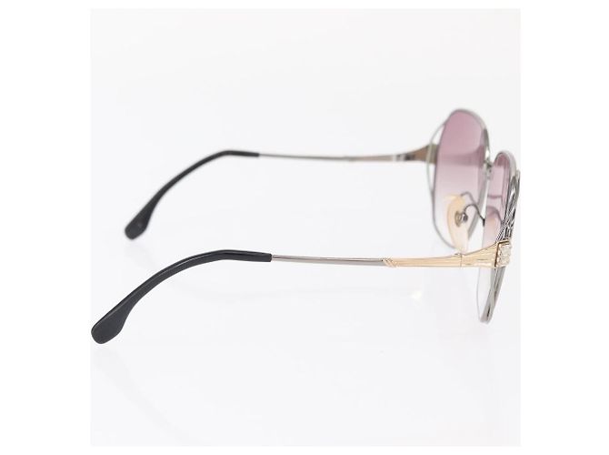 Occhiali da sole SAINT LAURENT Gucci plastica metallo 4 Set Marrone Rosso Auth ki6190 - vista 6