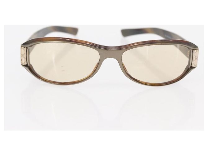 Occhiali da sole SAINT LAURENT Gucci plastica metallo 4 Set Marrone Rosso Auth ki6190 - vista 8