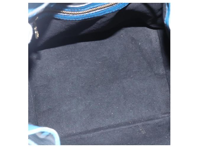 Noe LOUIS VUITTON Borsa a Spalla Petit Noé Epi Blu M44105 Auth LV yk20000 - vista 11