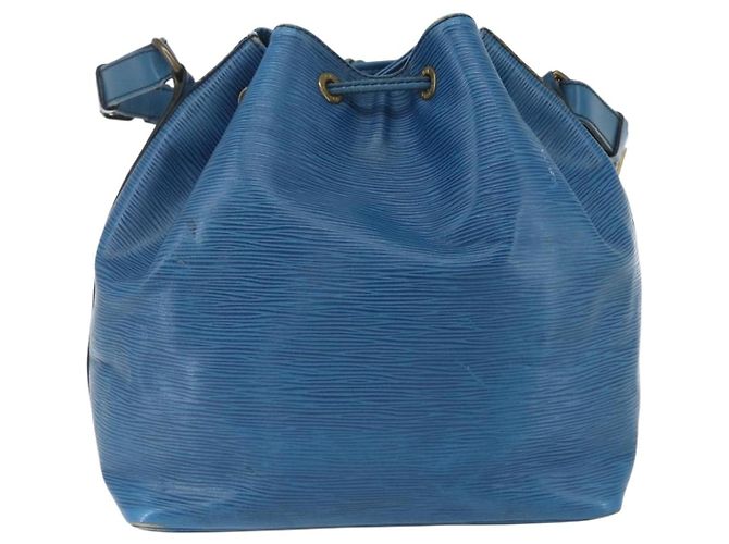 Noe LOUIS VUITTON Borsa a Spalla Petit Noé Epi Blu M44105 Auth LV yk20000 - vista 2