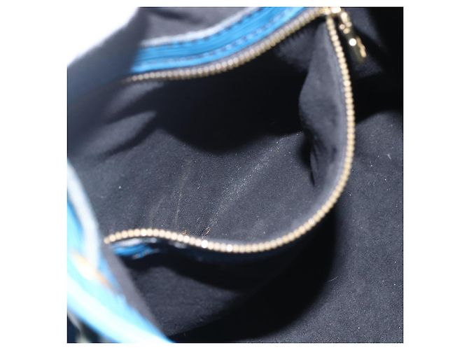 Noe LOUIS VUITTON Borsa a Spalla Petit Noé Epi Blu M44105 Auth LV yk20000 - vista 20