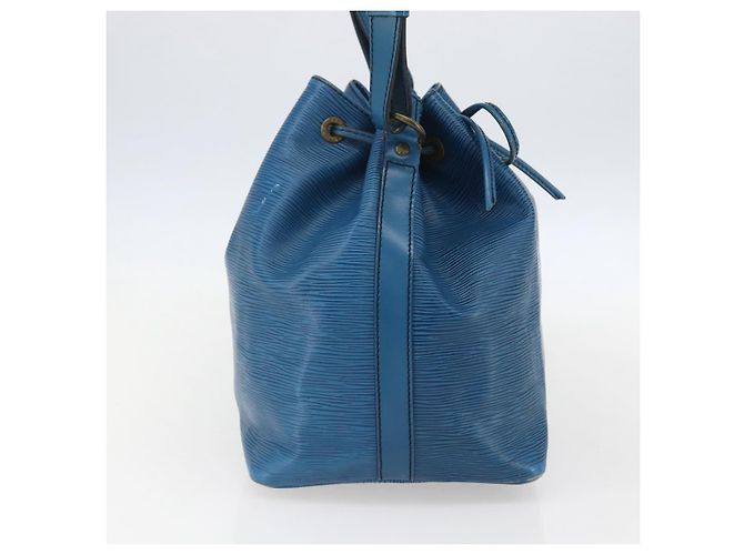 Noe LOUIS VUITTON Borsa a Spalla Petit Noé Epi Blu M44105 Auth LV yk20000 - vista 3