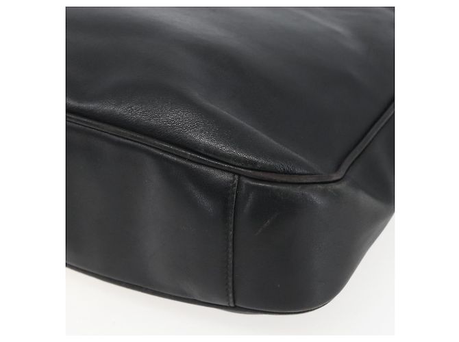 Borsa a mano in pelle GUCCI Bamboo 2 in 1 Nero Oro 001 1633 Auth 156256 - vista 14