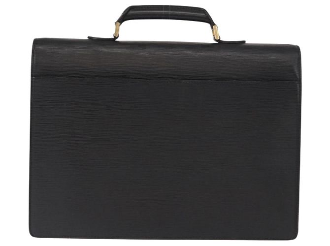 LOUIS VUITTON Cartella Ambassador in Epi Borsa da Lavoro Nera M54412 LV Auth BA8580 Nero - vista 2