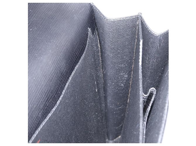 LOUIS VUITTON Cartella Ambassador in Epi Borsa da Lavoro Nera M54412 LV Auth BA8580 Nero - vista 20