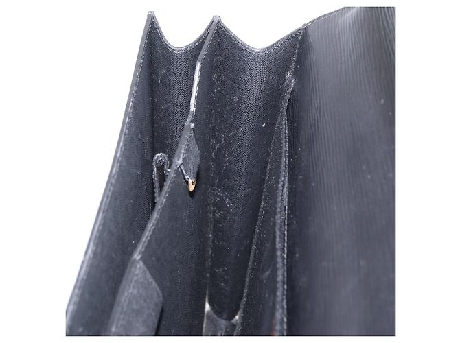 LOUIS VUITTON Cartella Ambassador in Epi Borsa da Lavoro Nera M54412 LV Auth BA8580 Nero - vista 21