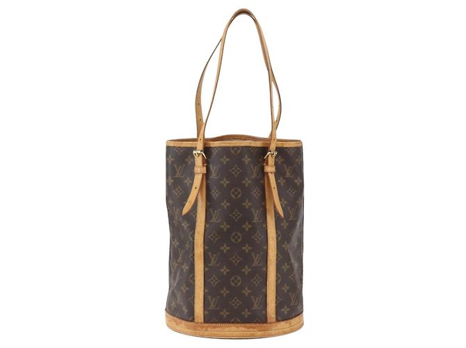 LOUIS VUITTON Borsa a Spalla Monogram Bucket GM M42236 LV Auth 157677 Monogramma - vista 13