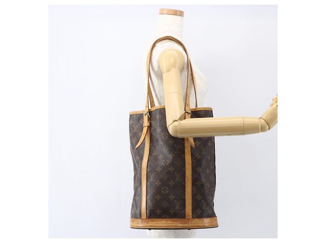 LOUIS VUITTON Borsa a Spalla Monogram Bucket GM M42236 LV Auth 157677 Monogramma - vista 22