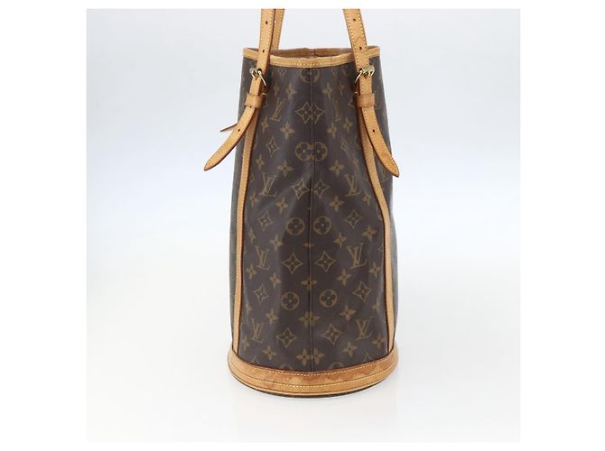 LOUIS VUITTON Borsa a Spalla Monogram Bucket GM M42236 LV Auth 157677 Monogramma - vista 3