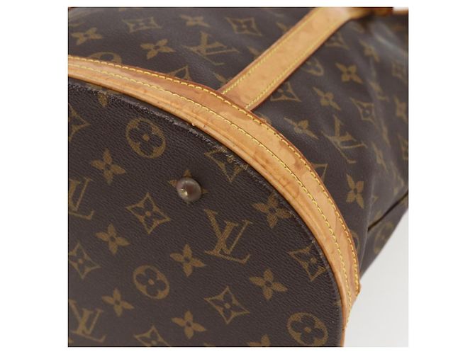 LOUIS VUITTON Borsa a Spalla Monogram Bucket GM M42236 LV Auth 157677 Monogramma - vista 9