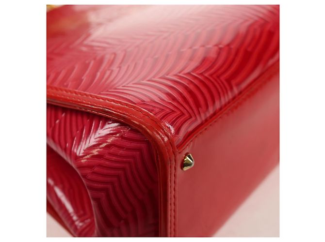 Borsa a Mano Gianni Versace Smalto Rosa Oro Auth 153747V D'oro - vista 12
