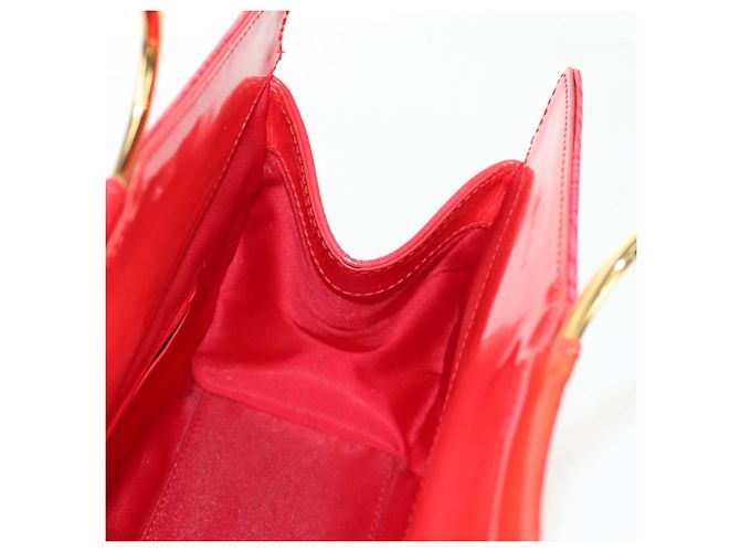 Borsa a Mano Gianni Versace Smalto Rosa Oro Auth 153747V D'oro - vista 17