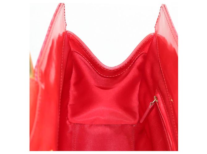 Borsa a Mano Gianni Versace Smalto Rosa Oro Auth 153747V D'oro - vista 18