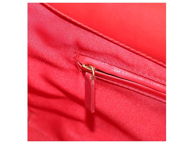 Borsa a Mano Gianni Versace Smalto Rosa Oro Auth 153747V D'oro - vista 19