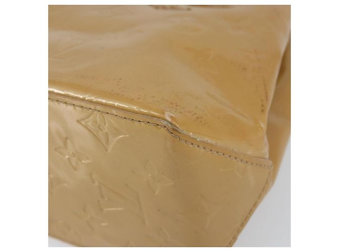 LOUIS VUITTON Borsa a Mano Monogram Vernis Reade PM Noisette M91334 LV Auth BA8596 Nocciola - vista 15