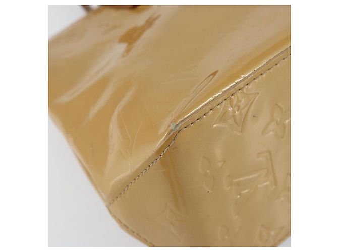 LOUIS VUITTON Borsa a Mano Monogram Vernis Reade PM Noisette M91334 LV Auth BA8596 Nocciola - vista 16