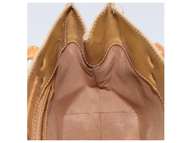 LOUIS VUITTON Borsa a Mano Monogram Vernis Reade PM Noisette M91334 LV Auth BA8596 Nocciola - vista 20