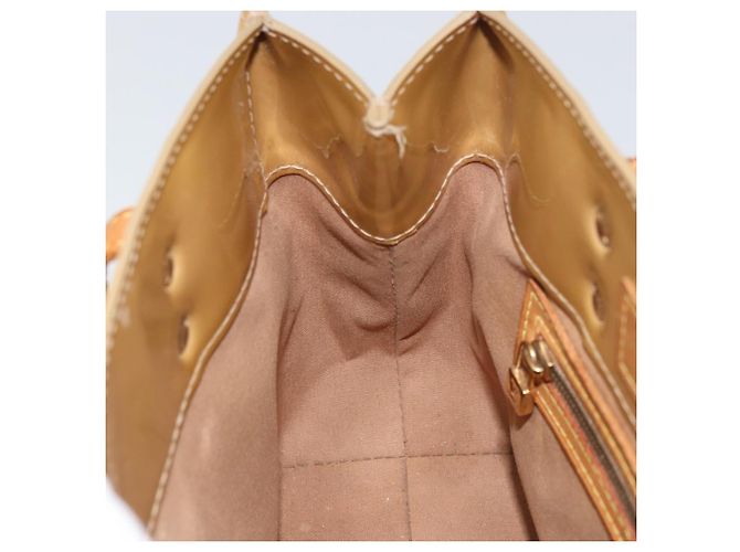 LOUIS VUITTON Borsa a Mano Monogram Vernis Reade PM Noisette M91334 LV Auth BA8596 Nocciola - vista 21