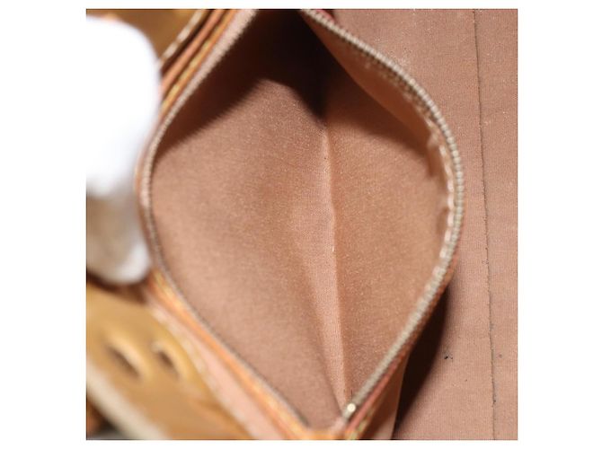 LOUIS VUITTON Borsa a Mano Monogram Vernis Reade PM Noisette M91334 LV Auth BA8596 Nocciola - vista 23