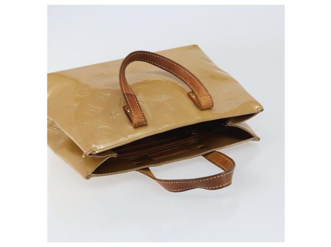 LOUIS VUITTON Borsa a Mano Monogram Vernis Reade PM Noisette M91334 LV Auth BA8596 Nocciola - vista 6