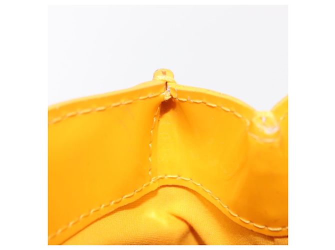 LOUIS VUITTON Borsa Wilshire PM Monogram Vernis Giallo Passione M91725 Auth 154194 - vista 12