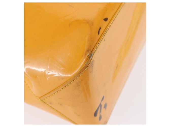 LOUIS VUITTON Borsa Wilshire PM Monogram Vernis Giallo Passione M91725 Auth 154194 - vista 17