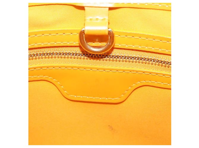 LOUIS VUITTON Borsa Wilshire PM Monogram Vernis Giallo Passione M91725 Auth 154194 - vista 20