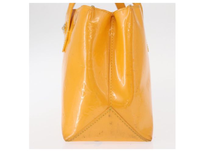 LOUIS VUITTON Borsa Wilshire PM Monogram Vernis Giallo Passione M91725 Auth 154194 - vista 3