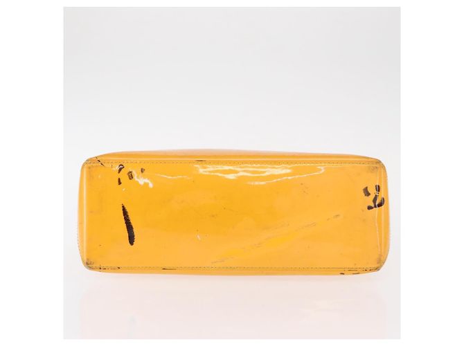 LOUIS VUITTON Borsa Wilshire PM Monogram Vernis Giallo Passione M91725 Auth 154194 - vista 6