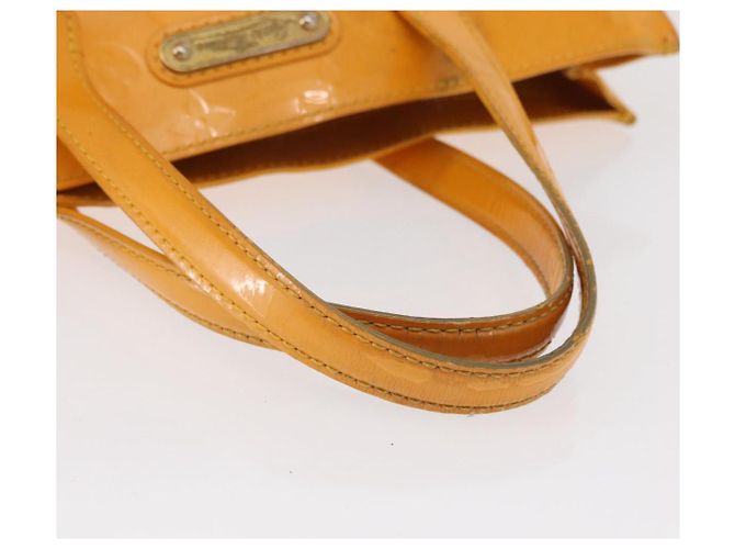 LOUIS VUITTON Borsa Wilshire PM Monogram Vernis Giallo Passione M91725 Auth 154194 - vista 9