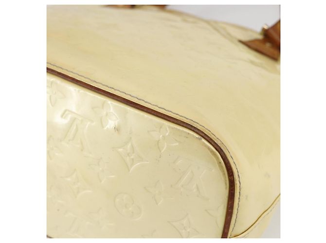 LOUIS VUITTON Borsa a Mano Monogram Vernis Houston Perle M91342 LV Auth 156285 - vista 15