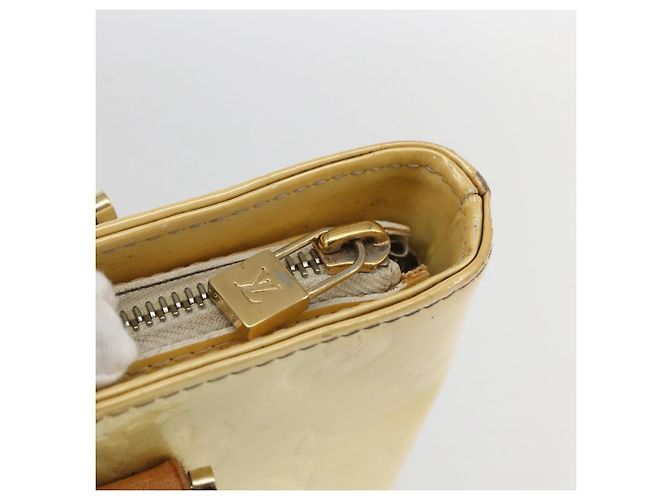 LOUIS VUITTON Borsa a Mano Monogram Vernis Houston Perle M91342 LV Auth 156285 - vista 17