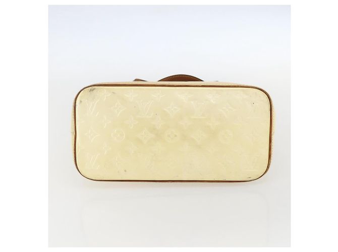 LOUIS VUITTON Borsa a Mano Monogram Vernis Houston Perle M91342 LV Auth 156285 - vista 5