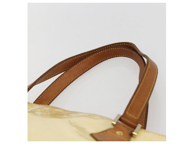 LOUIS VUITTON Borsa a Mano Monogram Vernis Houston Perle M91342 LV Auth 156285 - vista 8