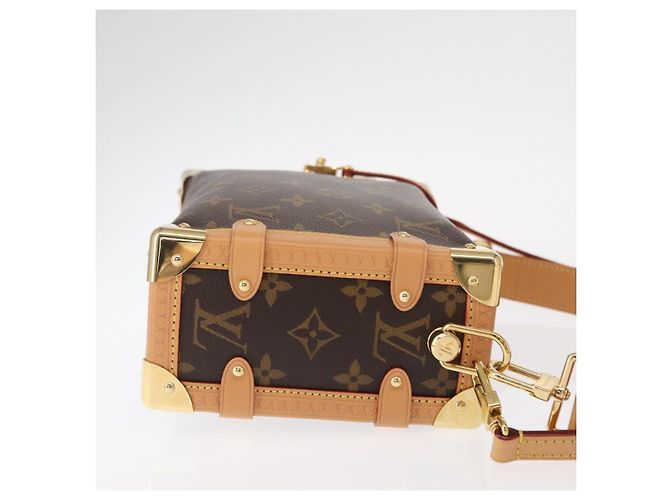 LOUIS VUITTON Sac à épaule Monogram Side Trunk MM M46358 LV Auth BA8996SAM Monogramme - vue 3
