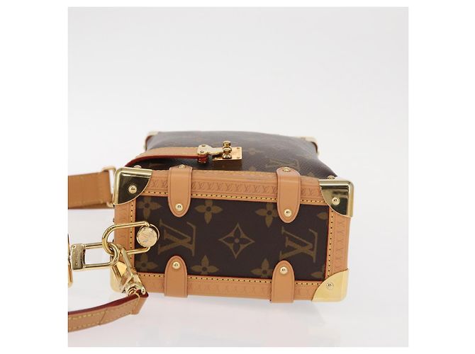 LOUIS VUITTON Sac à épaule Monogram Side Trunk MM M46358 LV Auth BA8996SAM Monogramme - vue 4