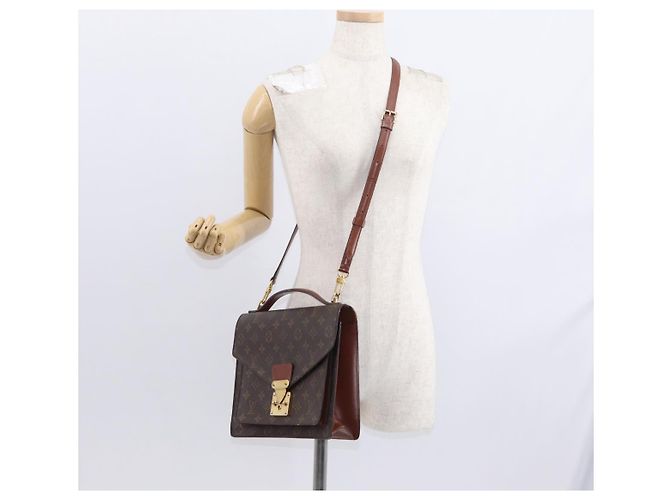 LOUIS VUITTON Monceau 28 Handtasche M51185 LV Auth BA8549 Monogramm - Ansicht 26