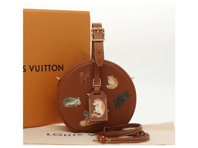 LOUIS VUITTON Catgram Petite Boite Chapeau Borsa a Spalla Marrone M52972 Auth 98529SM - vista 12