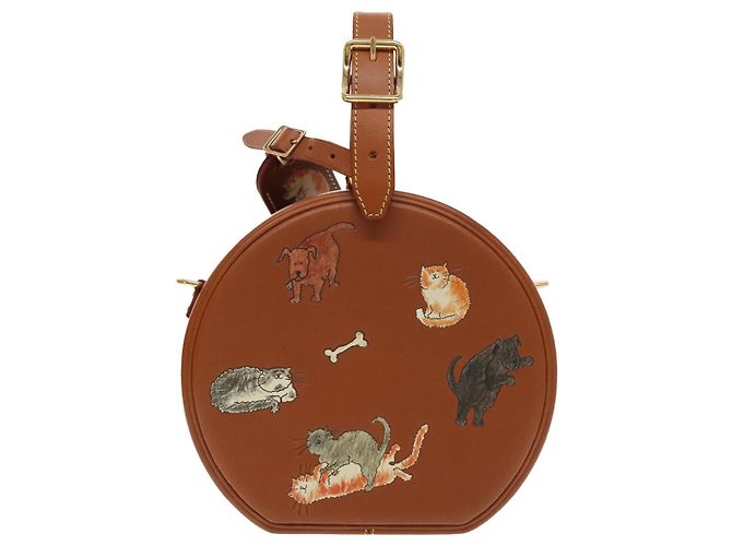 LOUIS VUITTON Catgram Petite Boite Chapeau Borsa a Spalla Marrone M52972 Auth 98529SM - vista 13