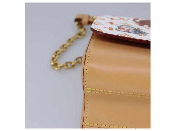 LOUIS VUITTON Bolso de Hombro Catgram Twist MM Blanco M44460 LV Auth 96243SM - vista 15