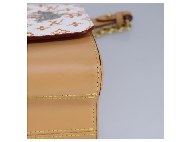 LOUIS VUITTON Bolso de Hombro Catgram Twist MM Blanco M44460 LV Auth 96243SM - vista 16