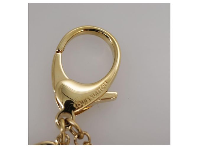LOUIS VUITTON Bijoux Sac Carrousel Charm metallo Oro M66782 LV Auth 97979SAM D'oro - vista 10