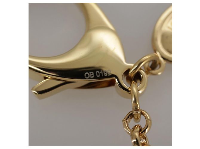 LOUIS VUITTON Bijoux Sac Carrousel Charm metallo Oro M66782 LV Auth 97979SAM D'oro - vista 11