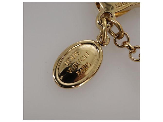 LOUIS VUITTON Bijoux Sac Carrousel Charm metallo Oro M66782 LV Auth 97979SAM D'oro - vista 14