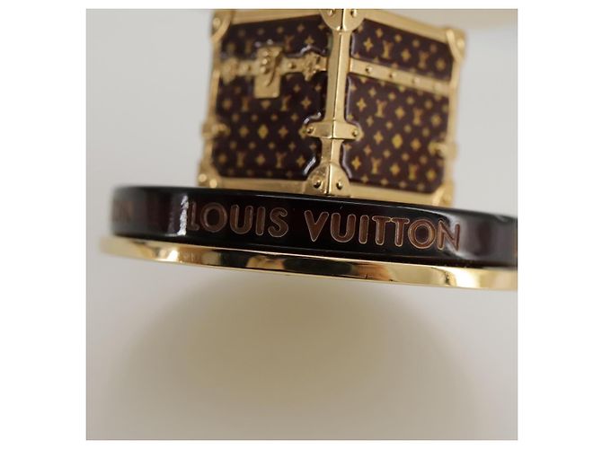 LOUIS VUITTON Bijoux Sac Carrousel Charm metallo Oro M66782 LV Auth 97979SAM D'oro - vista 7