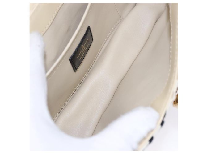 LOUIS VUITTON Pochette Lover Monogram Charm Borsa Ivory M95194 LV Auth BA333SAV Crudo - vista 10